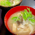 ルぴあ's cooksnap of when they made きのこと油揚げのお味噌汁.