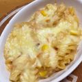 ☆ドキンちゃん☆”'s cooksnap of when they made ☆焼鮭リメイク♪牛乳でマカロニグラタン☆.