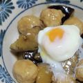 ゆる！'s cooksnap of when they made 超簡単！肉団子となすの甘酢あんかけ丼.