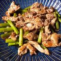 うまし～'s cooksnap of when they made 簡単！豚肉とアスパラにんじん照り焼き.
