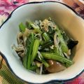ちぇりー７０１'s cooksnap of when they made 小松菜としめじとしらすの健康副食.