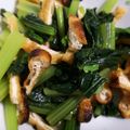 くむちん's cooksnap of when they made 小松菜と油揚げのぽん酢和え.