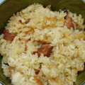 yama_miu's cooksnap of when they made 炊飯器で簡単　焼き鳥缶の炊き込みご飯.