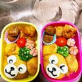 チエティー's cooksnap of when they made キャラ弁＊ダッフィーお稲荷さん.