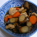 bonnet's cooksnap of when they made 鶏とごぼうの煮物。THE☆おふくろの味.