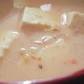 あゆたっくん's cooksnap of when they made 豆乳味噌スープの温やっこ.