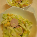 なつきばぁば's cooksnap of when they made 春キャベツとお魚ソーセージの和えただけ.
