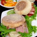 ルぴあ's cooksnap of when they made ベーコン＆ハムマフィン.