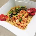 ティモ333's cooksnap of when they made ✿なすと海老のバターしょうゆパスタ✿.