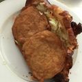 Yokchina's cooksnap of when they made さつま揚げのバゲットサンド.