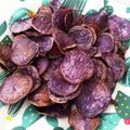 サンフラワー30's cooksnap of when they made 紫芋チップス.