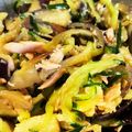 whalesway's cooksnap of when they made 簡単手抜き！なすのユッケ風サラダ.