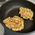 クック1H9DGT☆'s cooksnap of when they made きゅうりのお好み焼き.