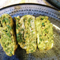 ばなみよ's cooksnap of when they made 卵一つで☆モロヘイヤと黒胡麻の厚焼き卵.