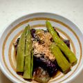♪ゆかたん♡'s cooksnap of when they made 簡単！ナスとオクラと獅子唐のピリ辛煮浸し.