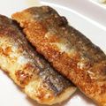 ごま３しお３'s cooksnap of when they made 皮カリカリで美味しい！かますのムニエル♡.