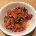 なっつあん's cooksnap of when they made さば缶で簡単♪さば味噌とトマトのそうめん.