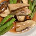 kentandon's cooksnap of when they made オクラとナスの煮浸し.
