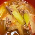 ぶみか's cooksnap of when they made 牛肉と野菜たっぷりトマトスープ～ダシダ.