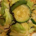 ともチップっぷー's cooksnap of when they made キャベツとズッキーニの塩昆布炒め.