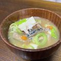 ポンビー's cooksnap of when they made さばの水煮缶入り味噌汁.