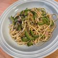すもーん's cooksnap of when they made ゴーヤと茄子☆スペシャルバター醤油パスタ.