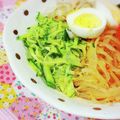 ふうはっちゃん's cooksnap of when they made 逆に？！簡単キレイ！キュウリの千切り。.