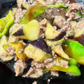 monmon1219's cooksnap of when they made 簡単☆なすと挽肉とピーマンの味噌炒め.