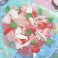 クックVBE3AW☆'s cooksnap of when they made 桃のごちそうサラダ.