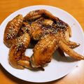 ふっくら白玉's cooksnap of when they made かぶりつこう！甘辛手羽先のグリル焼き♪.