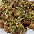 hide7317's cooksnap of when they made 揚げ那須と鶏胸肉の油淋鶏.