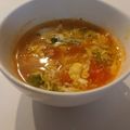きょうりこ's cooksnap of when they made ふわトロ♪オクラとトマトの卵スープ.