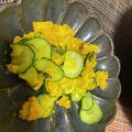 みみず◎'s cooksnap of when they made ●かぼちゃときゅうりのサラダ●.