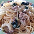 KannoPopo's cooksnap of when they made 豚肉とキャベツのにんにくバター醤油パスタ.