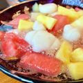 マイク伊東's cooksnap of when they made フルーツポンチに♡動物白玉.