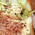 ひぃちゃんひー's cooksnap of when they made ♡お好み焼きパン♡.