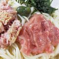 yoka_nice's cooksnap of when they made 簡単調味料２つまぜるだけ☆明太子パスタ.