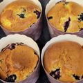 桃胡桃★'s cooksnap of when they made ブルーベリーとクリチのリッチマフィン.