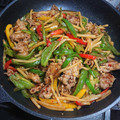 メリッサ＊'s cooksnap of when they made 豚コマで簡単♡本格、青椒肉絲!!.