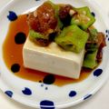 sugilove's cooksnap of when they made 梅オクラの冷奴.