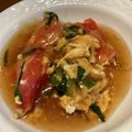 ユキブルーコスモス's cooksnap of when they made ふんわり！ニラ玉トマトの甘酢餡がけ.