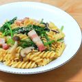 RateMal's cooksnap of when they made ☆ほうれん草とベーコン椎茸の和風パスタ☆.