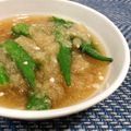 ☆のん☆☆'s cooksnap of when they made オクラの煮浸し 大根おろしと麺つゆで.