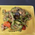 しほぽり's cooksnap of when they made なすとゴーヤのツナ炒め。.