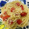 スターくるみ's cooksnap of when they made お店の味が簡単に♪トマトの冷製パスタ.