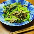 はっぴぃ☆モソモ's cooksnap of when they made 小松菜としめじのポン酢炒め.