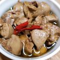 hanemakoo's cooksnap of when they made 塩麹さんで～鶏レバーのオイル漬け.