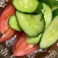 ちゃぎー's cooksnap of when they made トマトときゅうりのマリネ風サラダ♪.