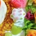 ＊＊ラテ＊＊'s cooksnap of when they made はんぺんとぶぶあられでミニチュアケーキ.