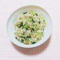 まあまま☆0403's cooksnap of when they made 小松菜とじゃこの和風チャーハン.